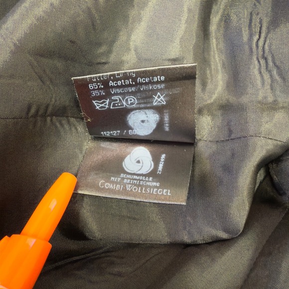 Strenesse Gabriele Strehle Wool Blazer Equestrian Jacket | Black | size 4 | EUC - Picture 7 of 10